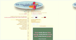 Desktop Screenshot of leeroyclubdesign.com